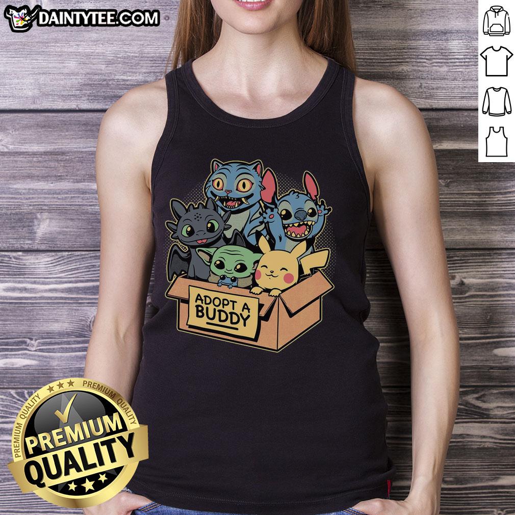cute-adopt-a-buddy-animal-game-movie-tank-top Adorable tank top featuring the 'Cute Adopt A Buddy Animal Game' design, perfect for animal lovers and gamers.