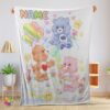 Awesome Hot Cute Care Bears Friends Blanket Fleece Customized Blanket