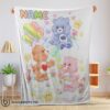 Original Hot Cute Care Bears Friends Blanket Fleece Customized Blanket
