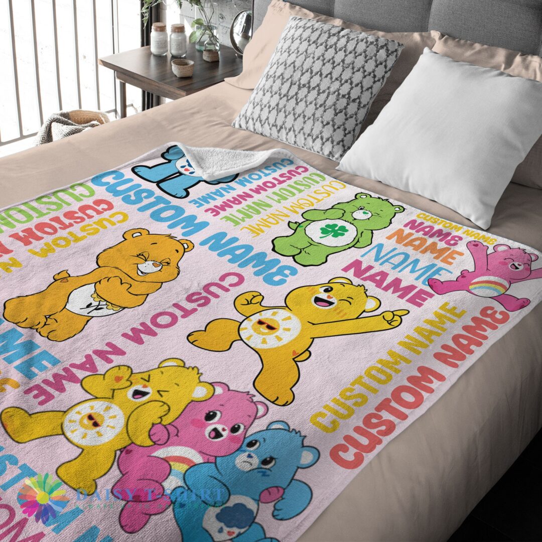 Cute Care Bears & Friends Blanket Fleece Customized Blanket