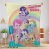 Cute Cartoon My Little Pony Pony Life Friends Blanket Fleece Customized Blanket