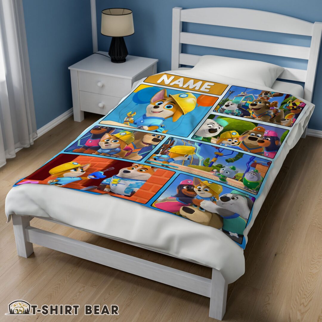 Cute Cartoon PAW Patrol Baby Animals Blanket Fleece Customized Blanket