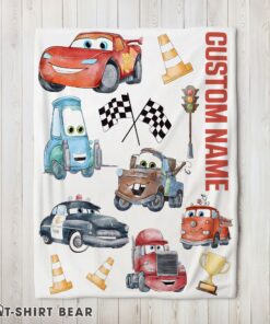 Cute Cartoon Pixar Cars Cute Character Blanket Fleece Customized Blanket