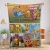Cute Cartoon Rolie Polie Olie Blanket Fleece Customized Blanket