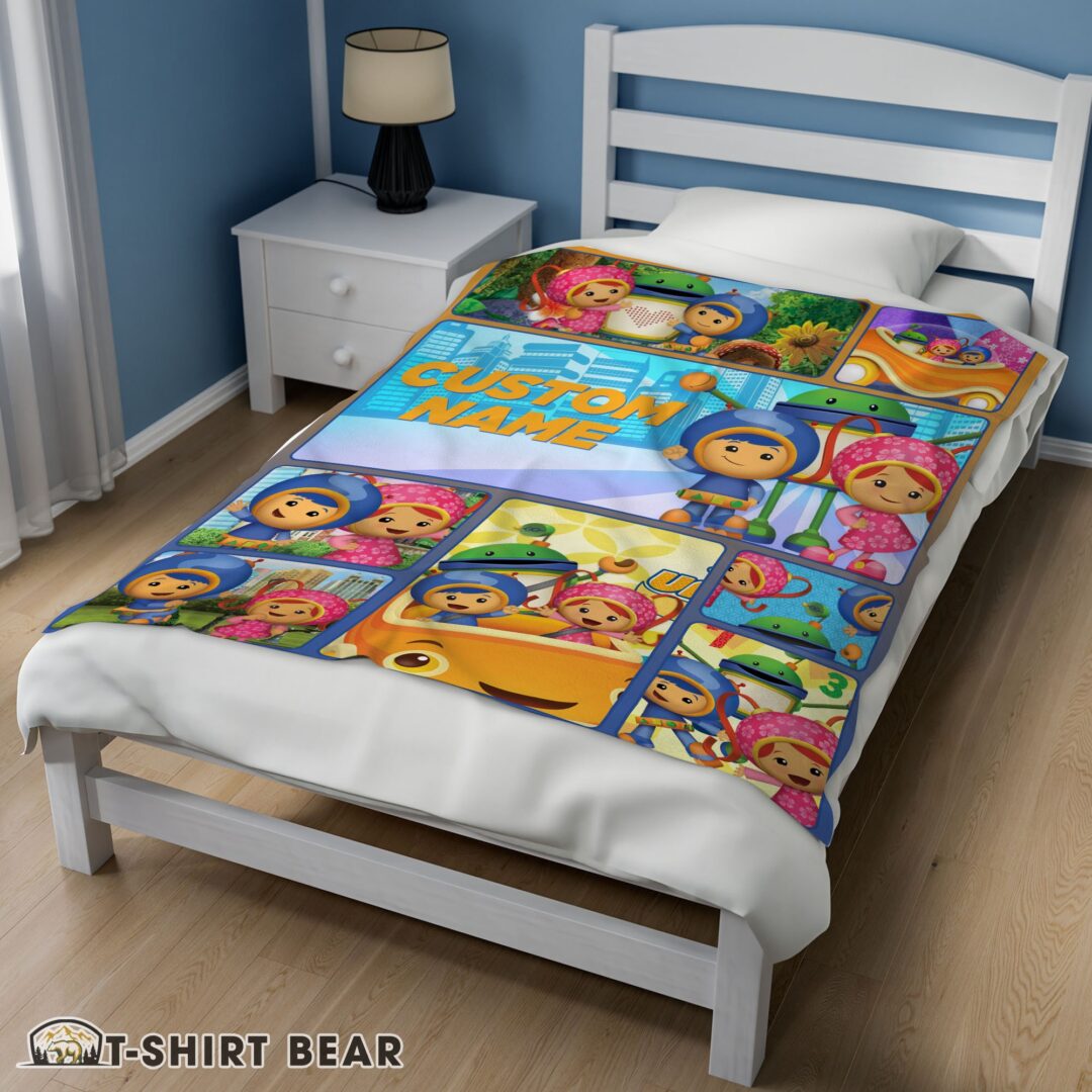 Cute Cartoon Team Umizoomi Cute Blanket Fleece Customized Blanket