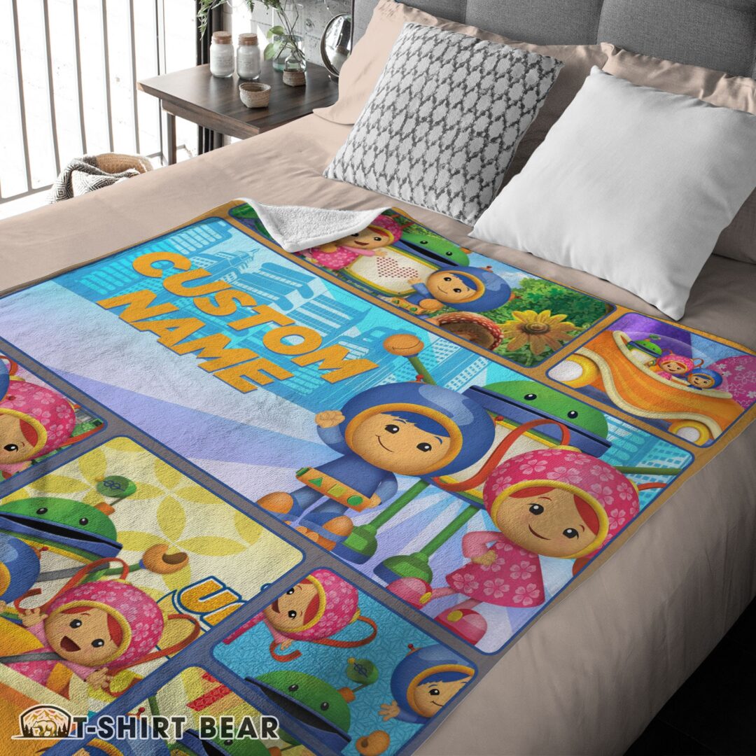 Cute Cartoon Team Umizoomi Cute Blanket Fleece Customized Blanket