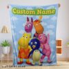 Cute Cartoon The Backyardigans With Friends Blanket Fleece Customized Blanket