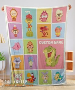 Cute Chibi Animals Blanket Customized Blanket