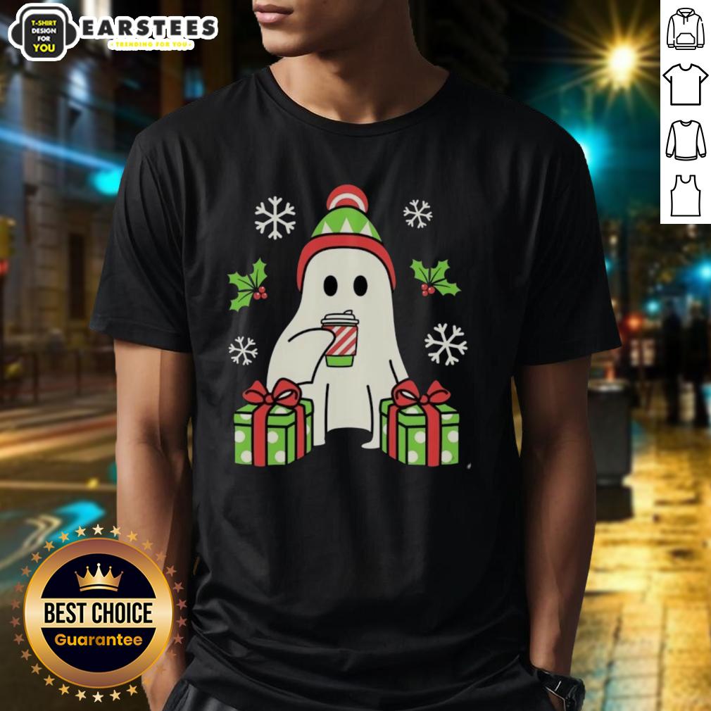cute-christmas-ghost-t-shirt-1 Cute Christmas Ghost T-Shirt featuring a playful ghost design, perfect for festive holiday celebrations.