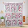 Cute Cute Disney Cartoon The Aristocats Marie Blanket Fleece Customized Blanket
