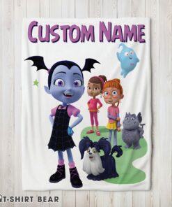 Cute Cute Vampirina & Friends Blanket Fleece Customized Blanket