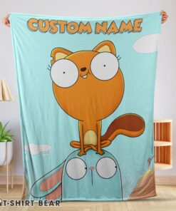 Cute Disney Cartoon Kiff Blanket Fleece Customized Blanket