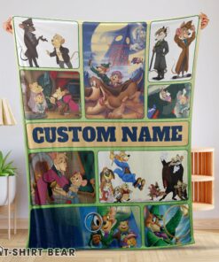 Cute Disney Cartoon Personalized Great Mouse Detective Blanket Fleece Customized Blanket