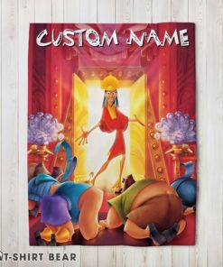 Cute Disney Cartoon The Emperor’s New Groove Blanket Fleece Customized Blanket