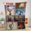 Cute Disney Chicken Little Collage Poster Blanket Fleece Customized Blanket