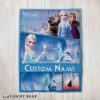 Cute Disney Frozen Elsa & Friends Journey Collage Blanket Fleece Customized Blanket