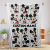 Cute Disney Mickey And Friends Mickey Mouse Moods Blanket Customize Blanket