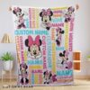Cute Disney Minnie Mouse Blanket Fleece Customized Blanket