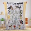 Cute Disney Princess The Fun Never Stops Blanket Fleece Customized Blanket