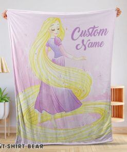 Cute Disney Rapunzel Blanket Fleece Customized Blanket