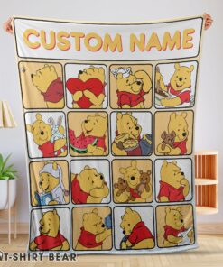 Cute Disney Winnie The Pooh Cute Pooh Customize Blanket