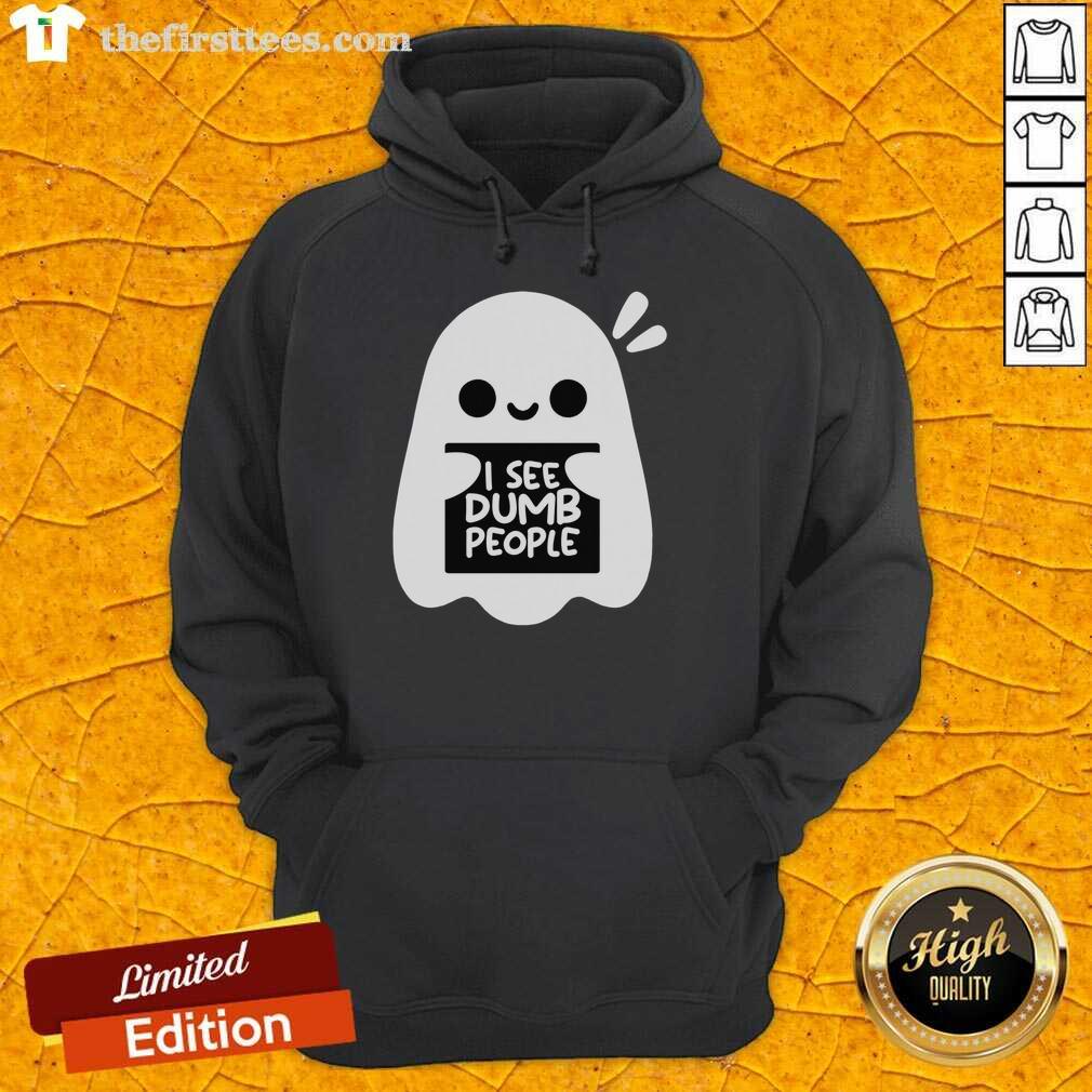 cute-ghost-i-see-dumb-people-hoodie Cute Ghost I See Dumb People Hoodie featuring a playful ghost graphic and bold text, perfect for fun casual wear.