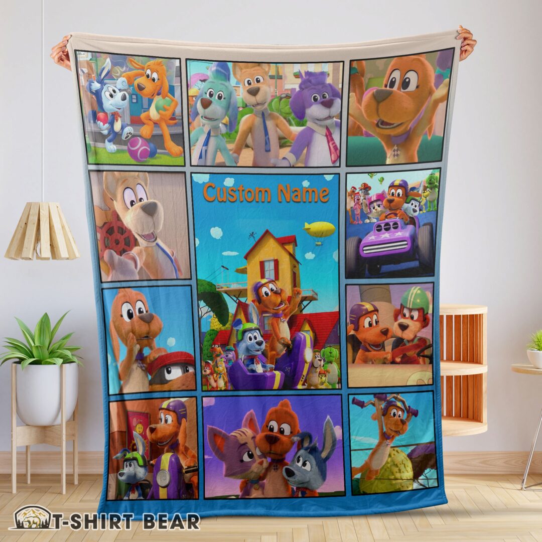 Cute Go Dog Go With Friends Blanket Fleece Customized Blanket