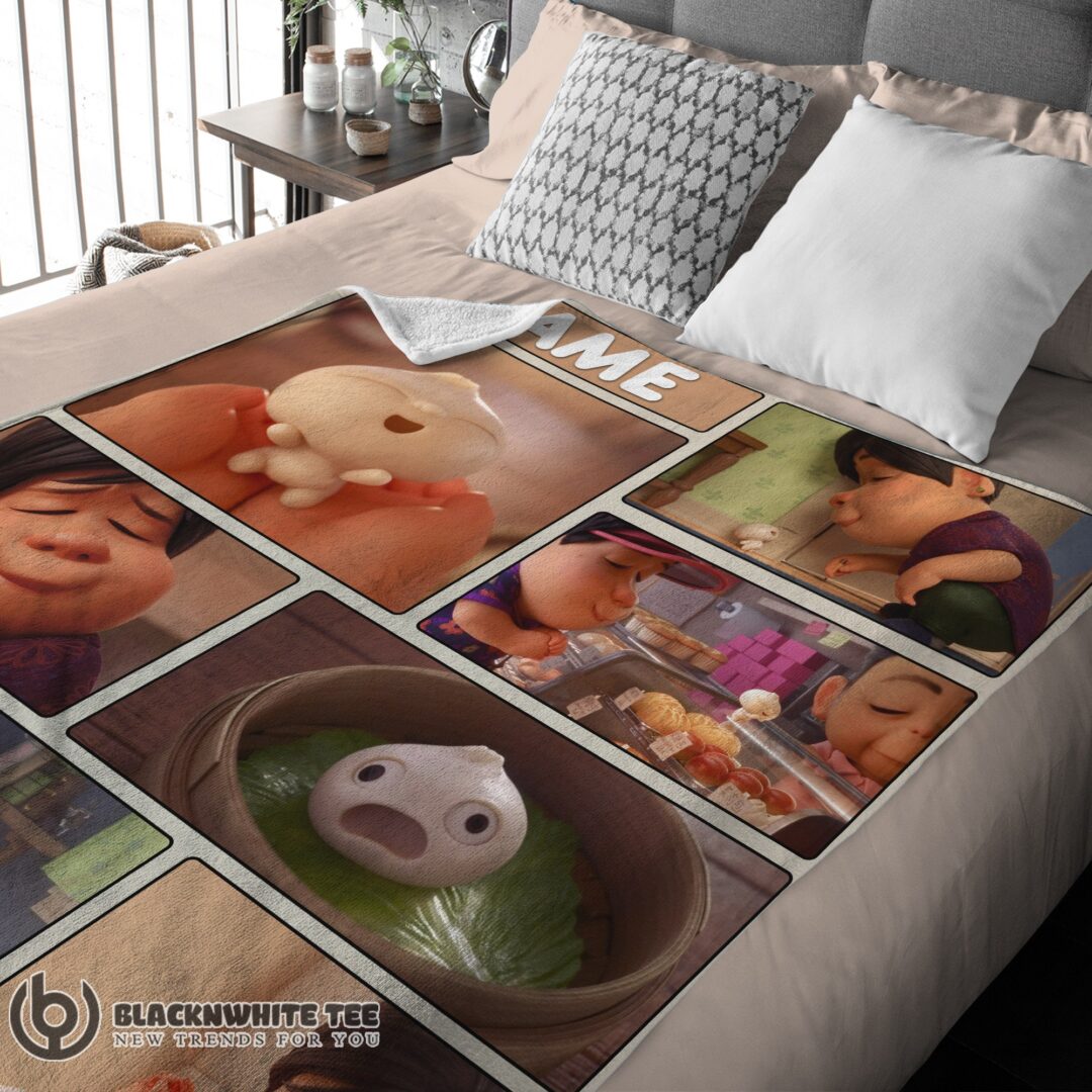 Cute Good Disney Bao Pixar Short Film Blanket Fleece Customized Blanket