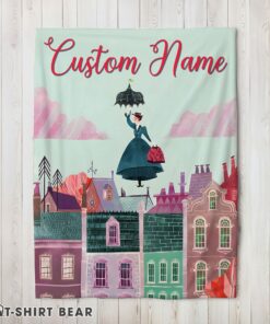 Cute Mary Poppins Film Classic Movie Blanket Fleece Customized Blanket