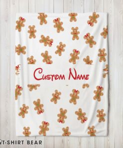 Cute Mickey Mouse Gingerbread Delight Blanket Fleece Customized Blanket