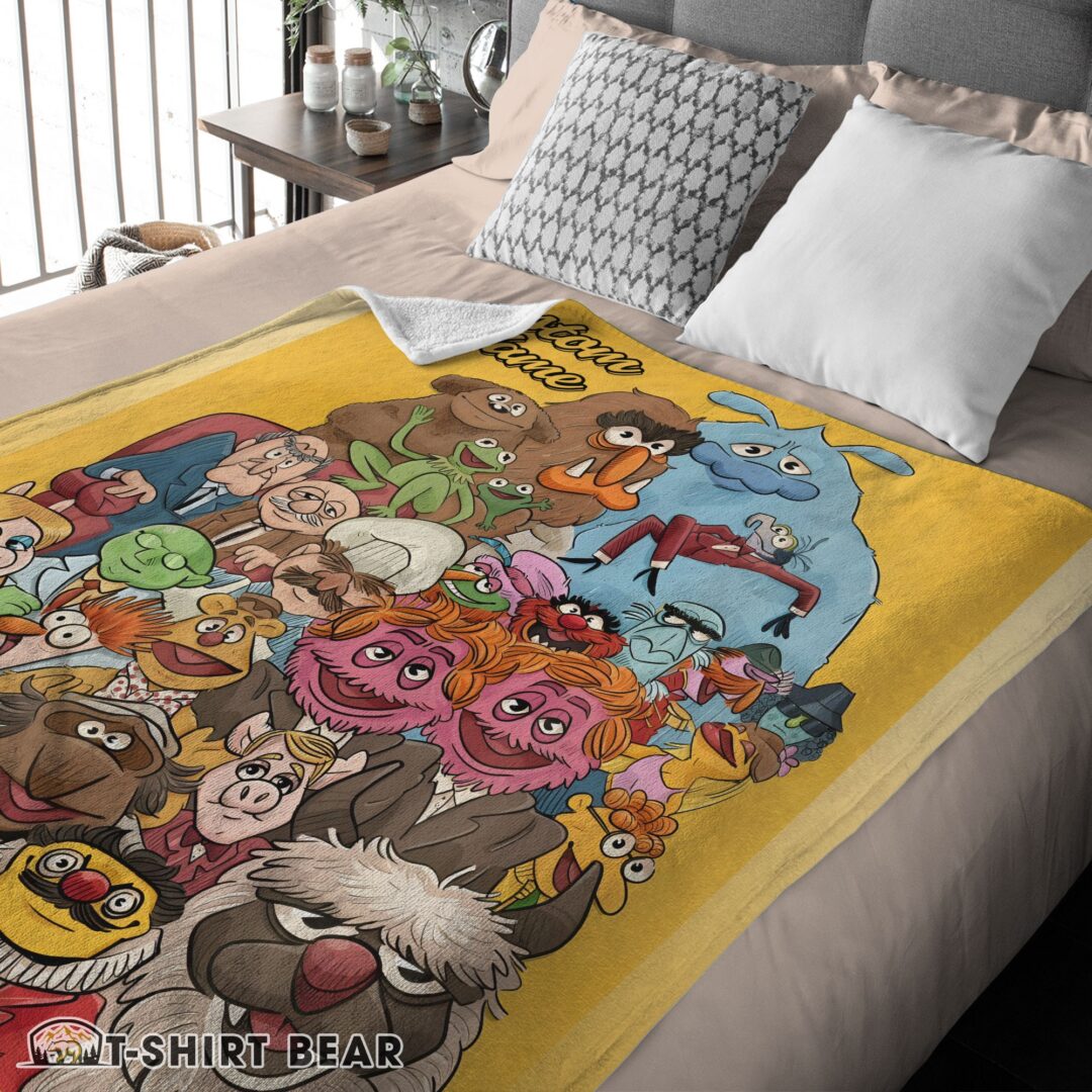 Cute Muppet Show Characters Blanket Fleece Customized Blanket