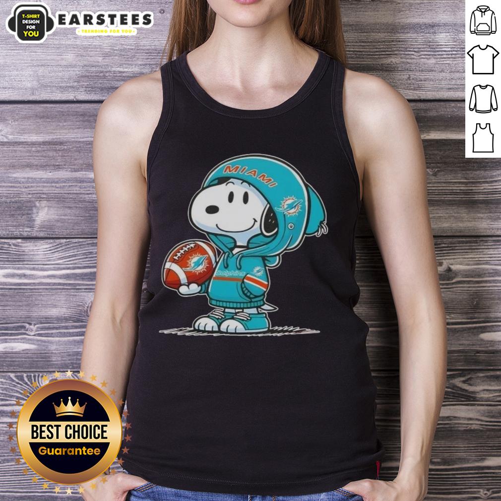 cute-peanuts-snoopy-wearing-hoodie-miami-dolphins-and-smilling-at-fans-tank-top Cute Snoopy in a Miami Dolphins hoodie smiles at fans, featured on a stylish tank top design.