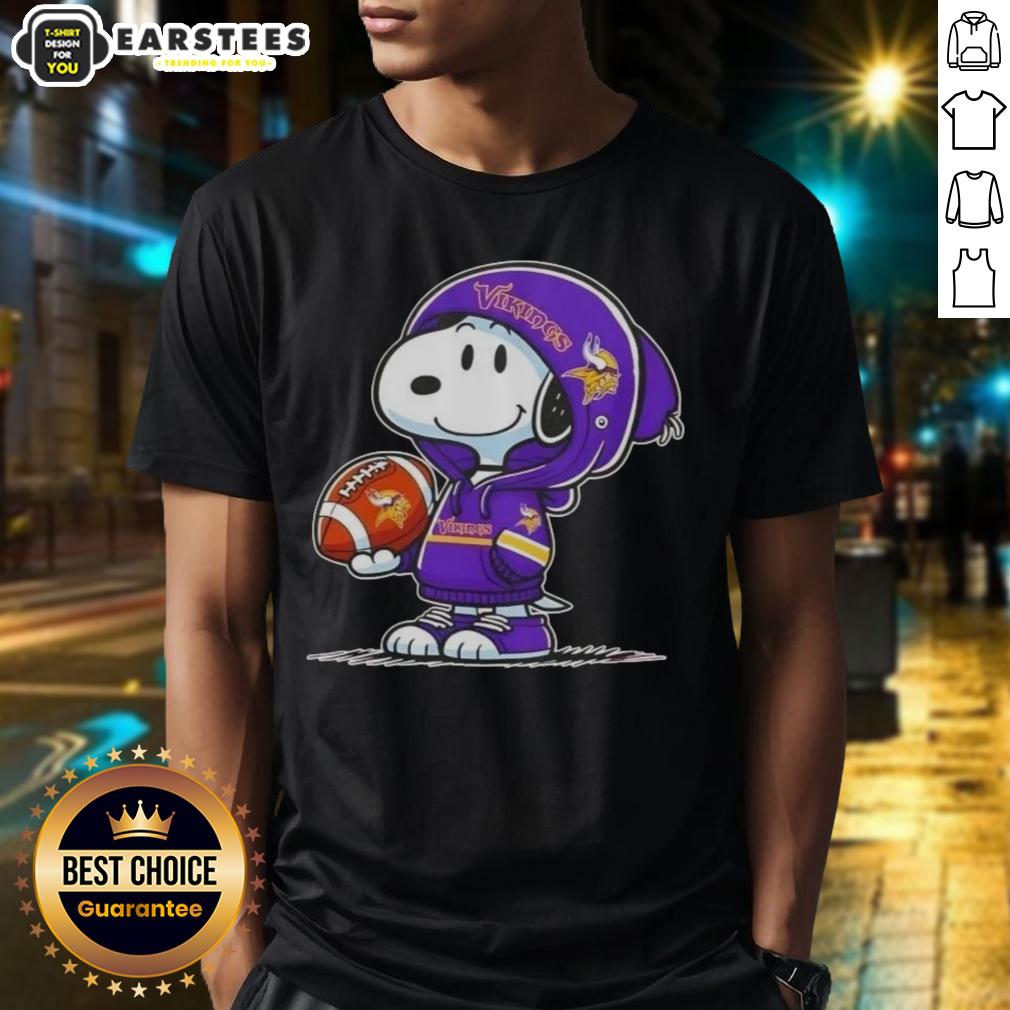 cute-peanuts-snoopy-wearing-hoodie-minnesota-vikings-and-smilling-at-fans-t-shirt-1 Alt Text: Cute Peanuts Snoopy in a Minnesota Vikings hoodie smiling at fans on a stylish T-shirt design.