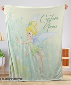 Cute Perfect Disney Peter Pan Tinker Bell Blanket Fleece Customized Blanket