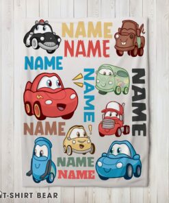 Cute Pixar Cartoon Cars Cute Character Blanket Fleece Customized Blanket