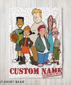 Cute Recess Cartoon School’s Out Blanket Fleece Customized Blanket