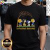Alt Text: Cute Snoopy and Friends T-shirt featuring 'It's The Most Wonderful Time Of The Year' for Savannah Bananas fans.