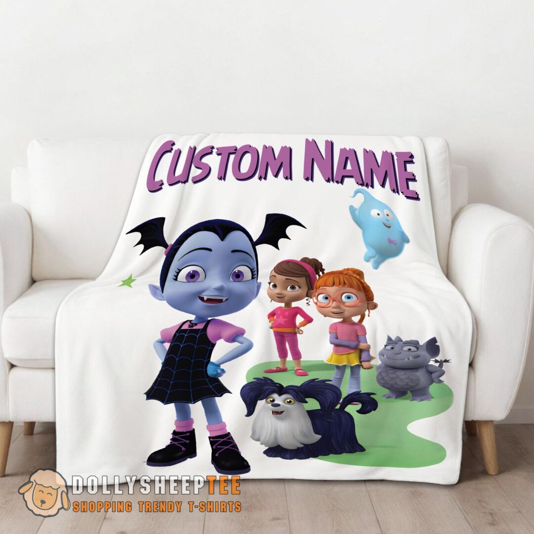 Cute Vampirina & Friends Blanket Customized Blanket