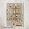 Cute Vintage Minimalist Cat Book Reading Blanket Customized Blanket