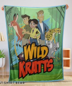 Cute Wild Kratts Adventure Blanket Fleece