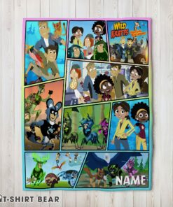Cute Wild Kratts Creature Adventures Collage Blanket Fleece Customized Blanket