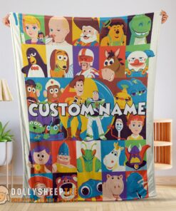 Perfect Disney Cartoon Toy Story Velveteen Cute Blanket Fleece Customized Blanket