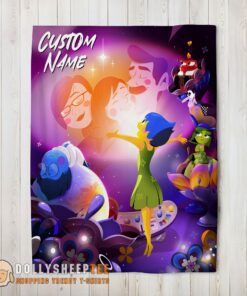 Perfect Disney Inside Out Family Unite Blanket Fleece Customized Blanket