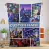 Cute Perfect Disney Pixar Onward Magical Journey Collage Blanket Fleece Customized Blanket