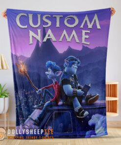 Perfect Disney Pixar Onward Poster Blanket Fleece Customized Blanket