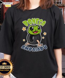 Funny Brainrot Boneca Ambalabu Ladies Tee featuring a playful design and vibrant colors, perfect for casual wear.