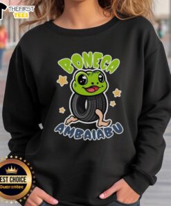 Funny Brainrot Boneca Ambalabu Sweatshirt featuring a quirky design for a stylish, humorous fashion statement.
