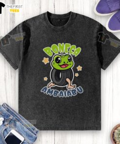 Funny Brainrot Boneca Ambalabu washed t-shirt featuring a playful graphic design and vibrant colors.