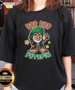 Funny Brainrot Brr Brr Patapim Ladies Tee featuring a playful design and vibrant colors, perfect for casual wear.