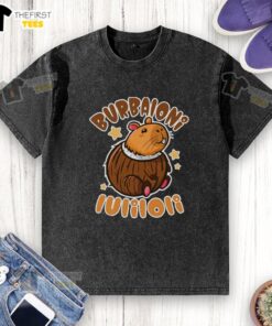 Funny Brainrot Burbaloni Luliloli washed t-shirt featuring a quirky design, perfect for casual wear and unique style.